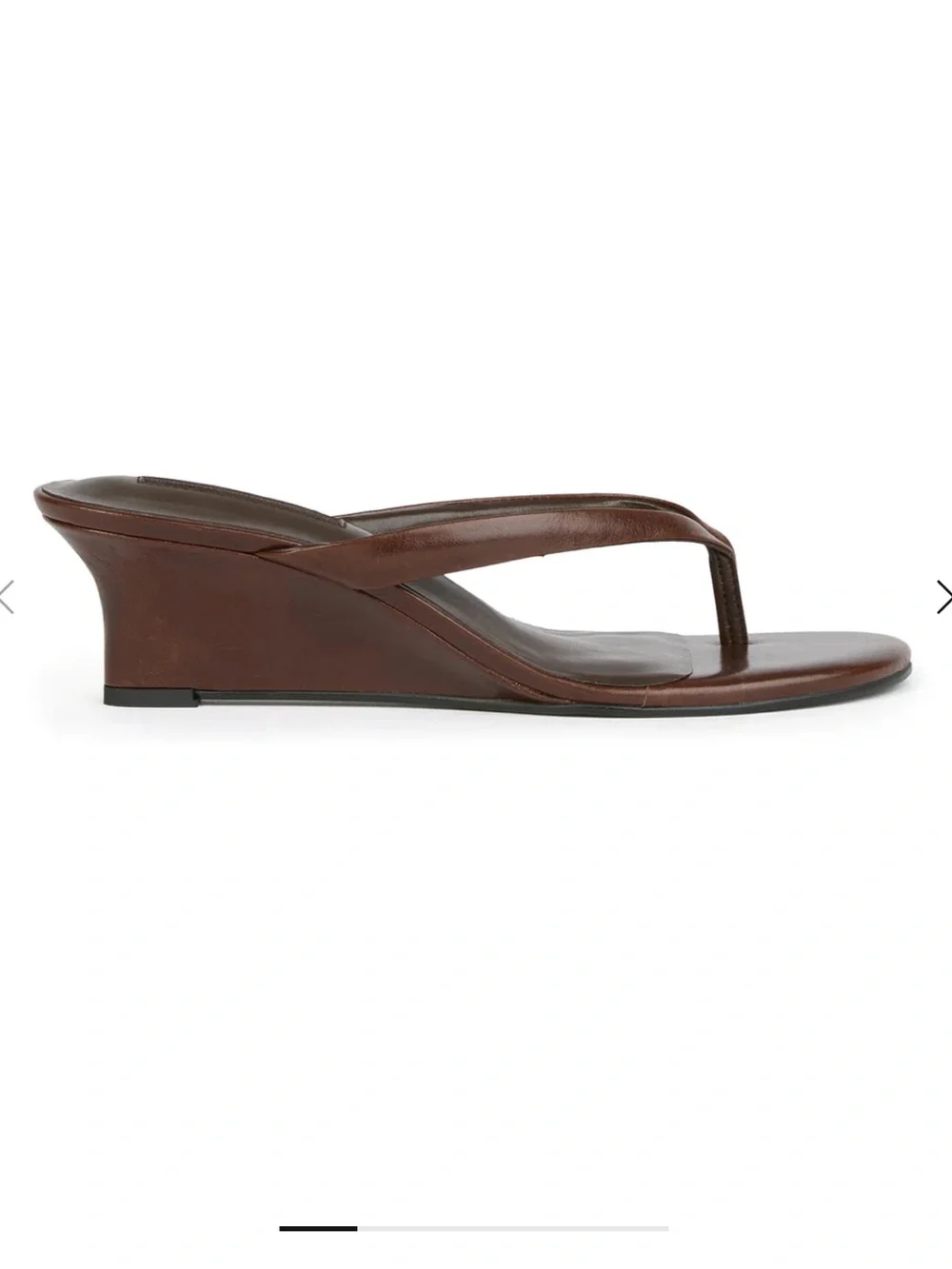 Tony Bianco Edgy wedges shoes sandals chocolate Brown thong Revolve 10
